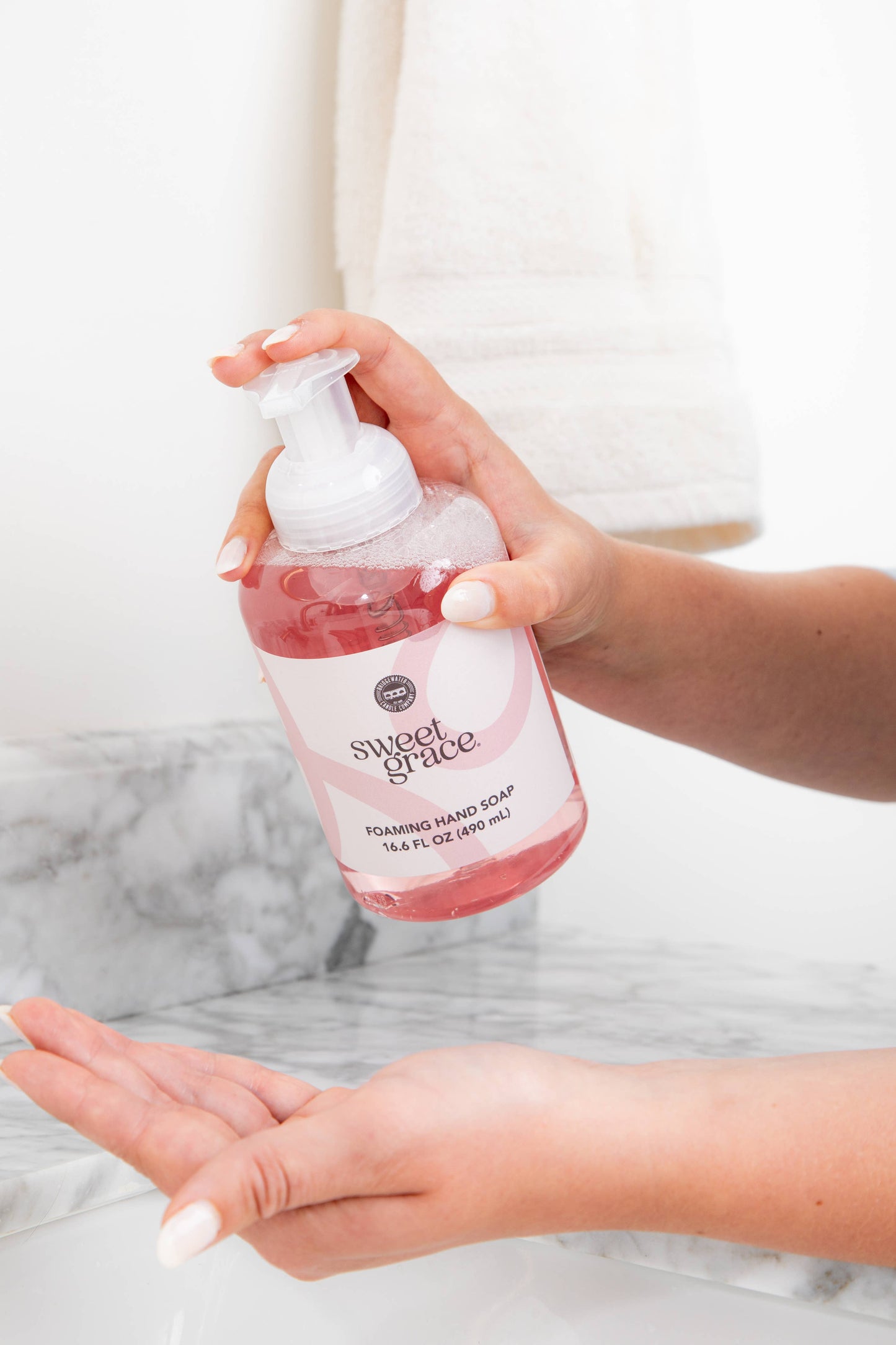 Sweet Grace Foaming Hand Soap - 4 Pack | Housewarming Gift