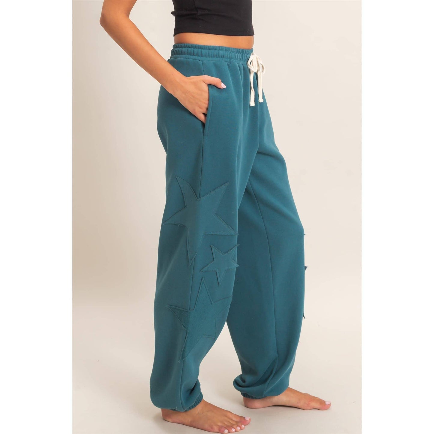 Star Patch Jogger Pants