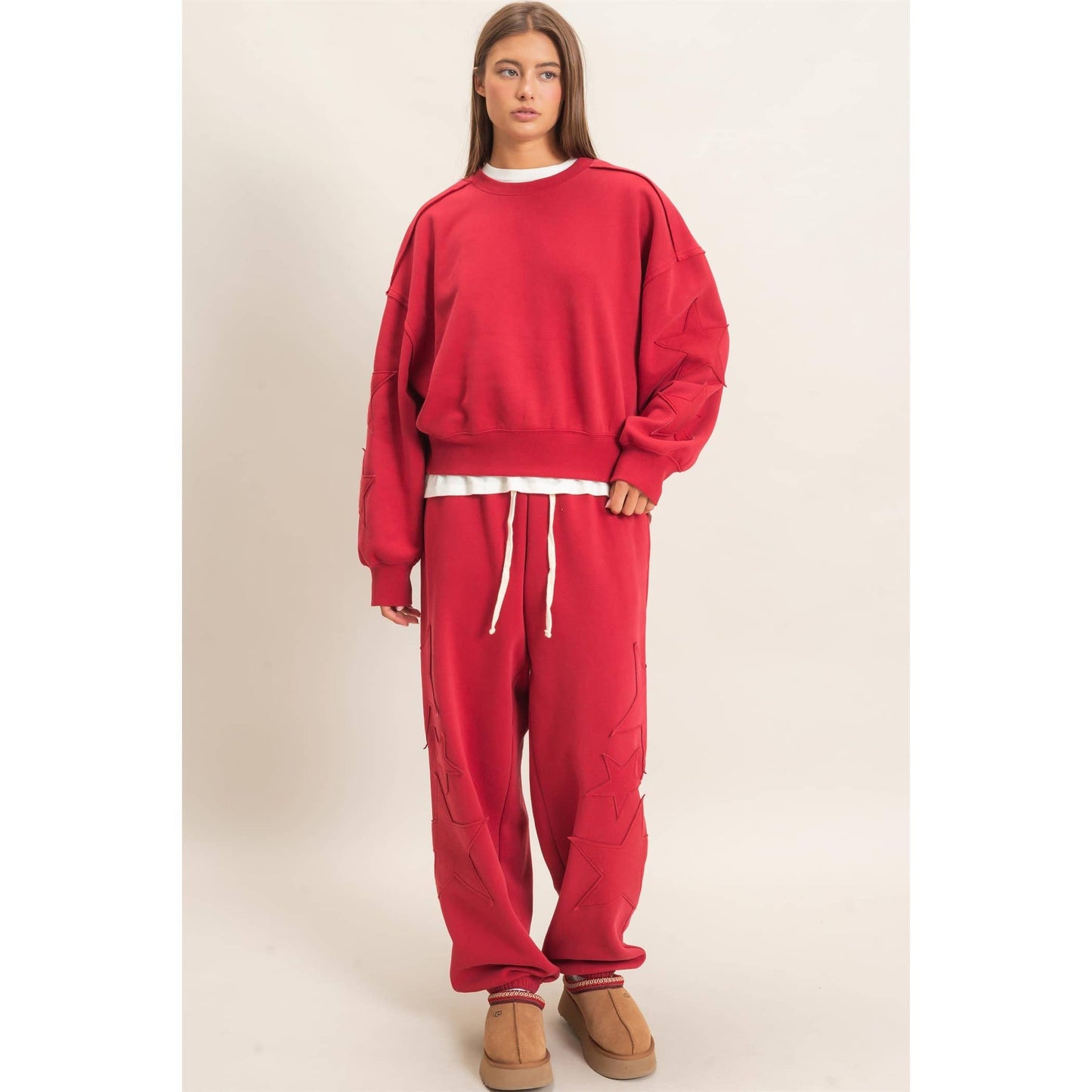 Star Patch Jogger Pants