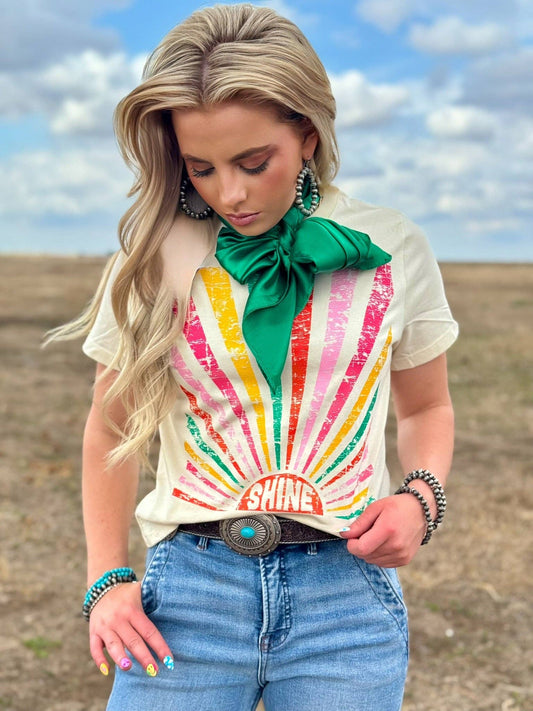 Shine Colorful Graphic Tee