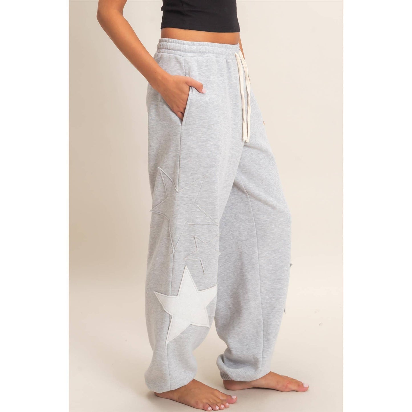 Star Patch Jogger Pants