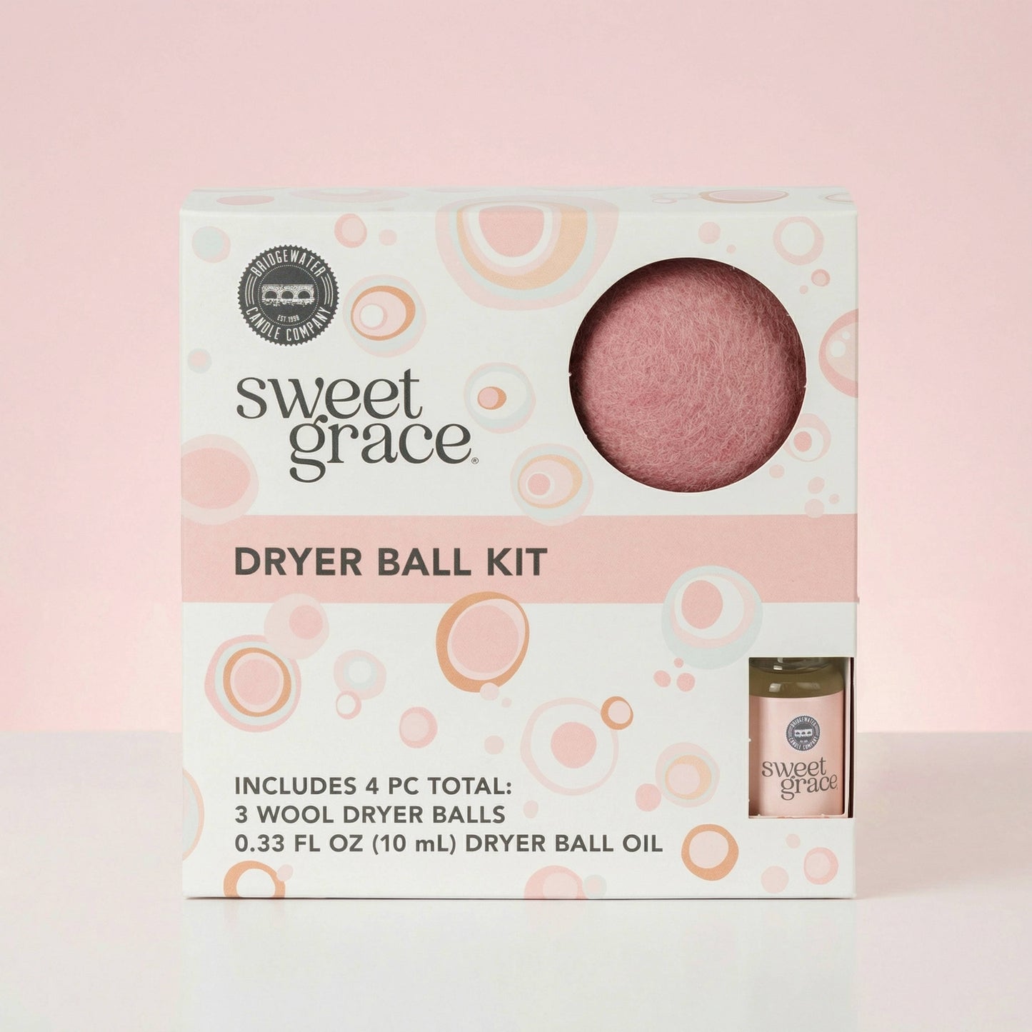 Sweet Grace Wool Dryer Ball Kit | Luxury Laundry, 3pk