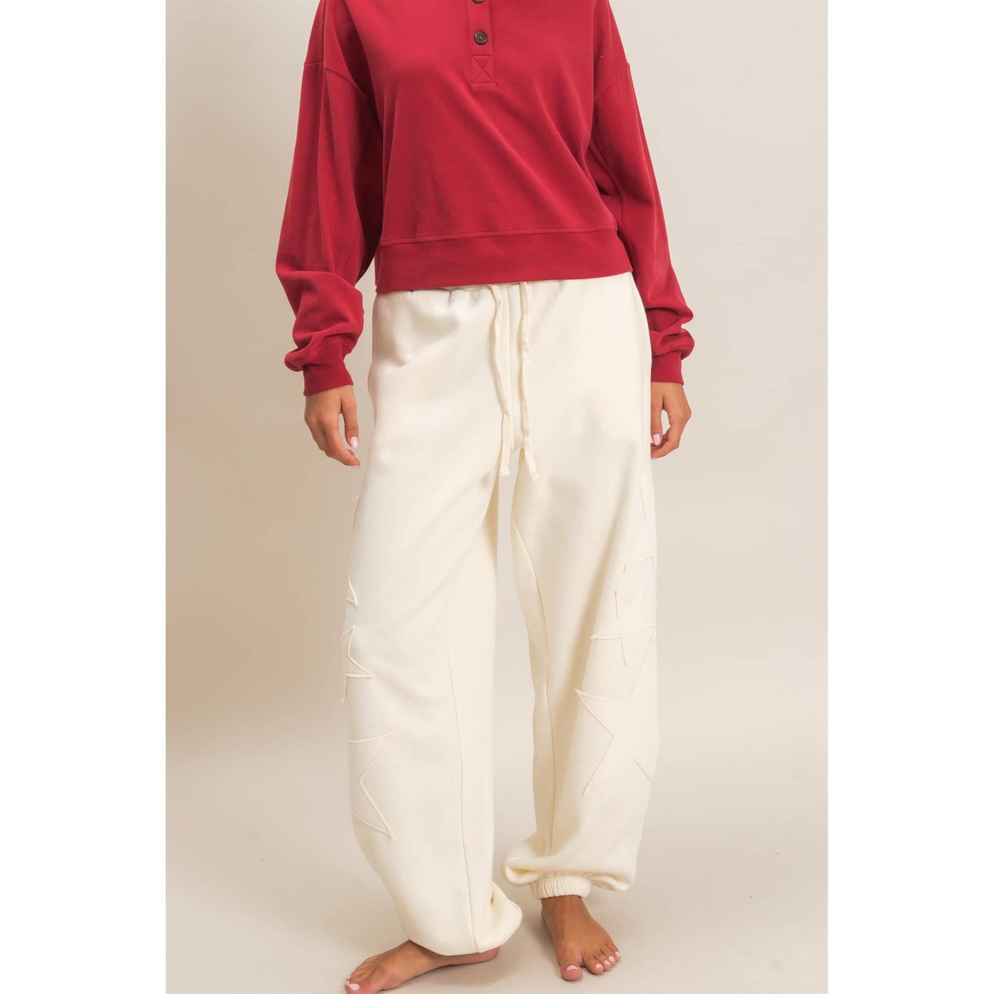 Star Patch Jogger Pants