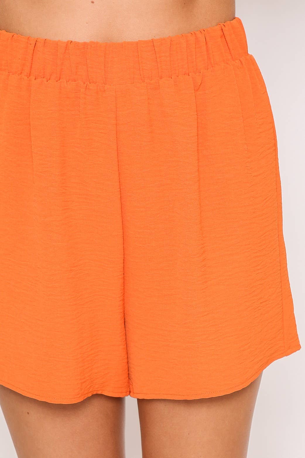 Summer Elastic Waist Airflow Shorts