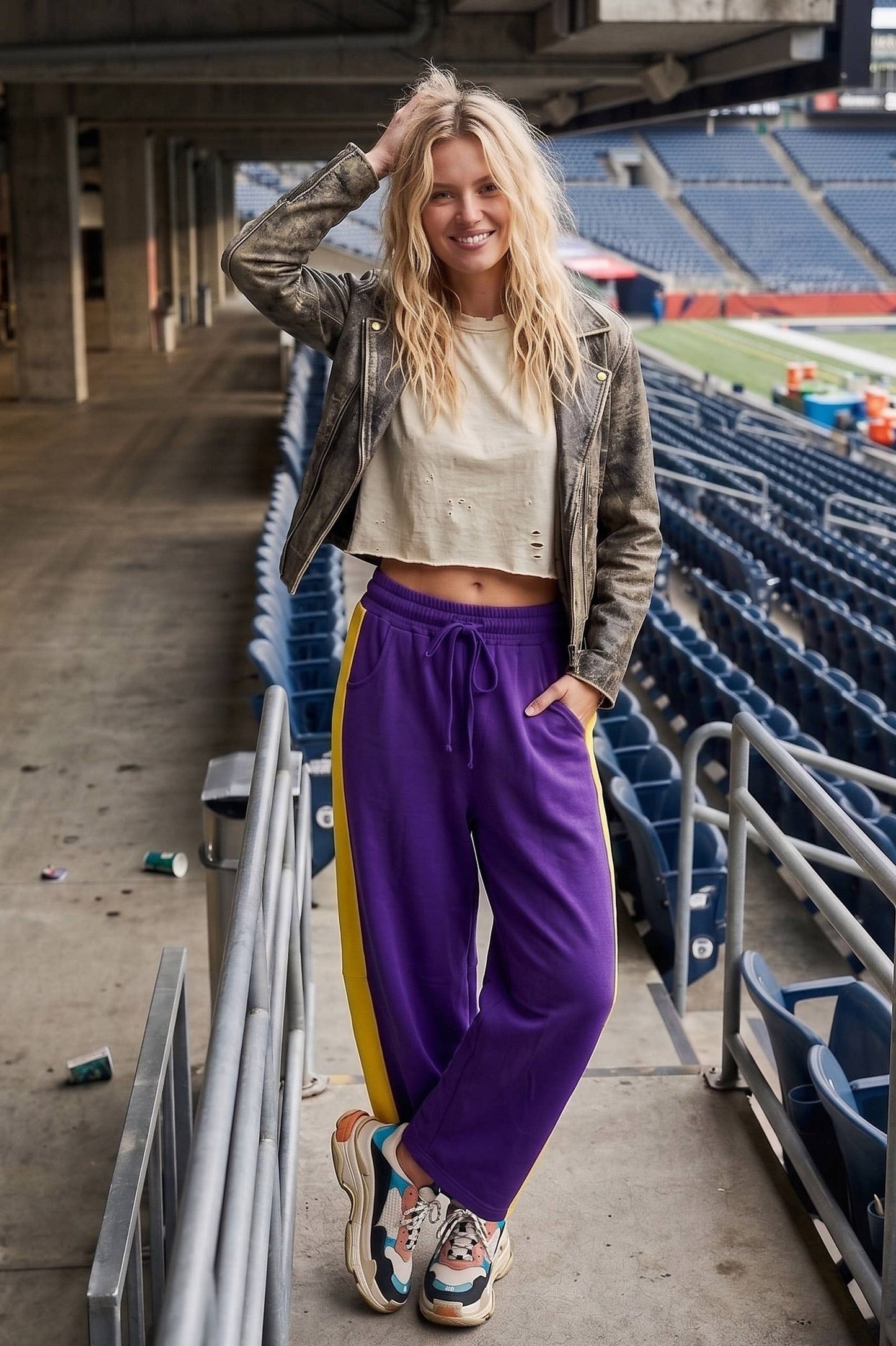 Scuba Side Panel Gameday Relaxed Pants