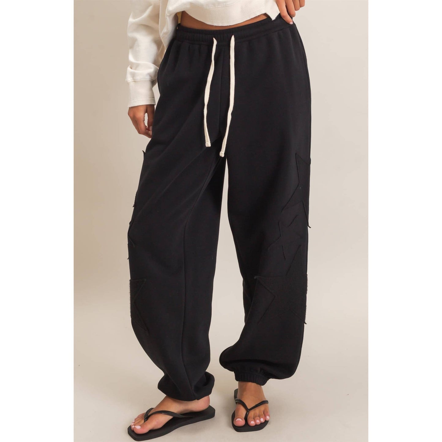 Star Patch Jogger Pants