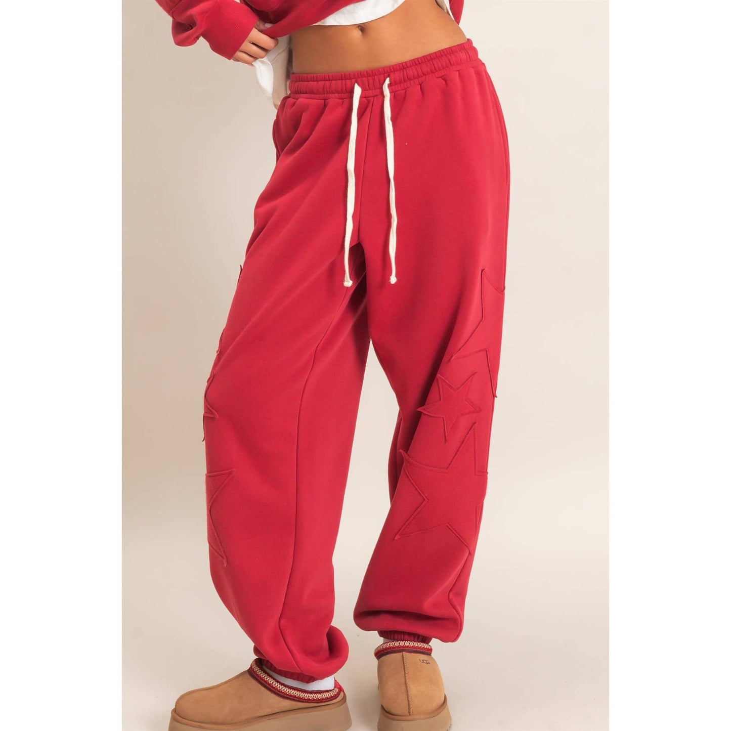Star Patch Jogger Pants