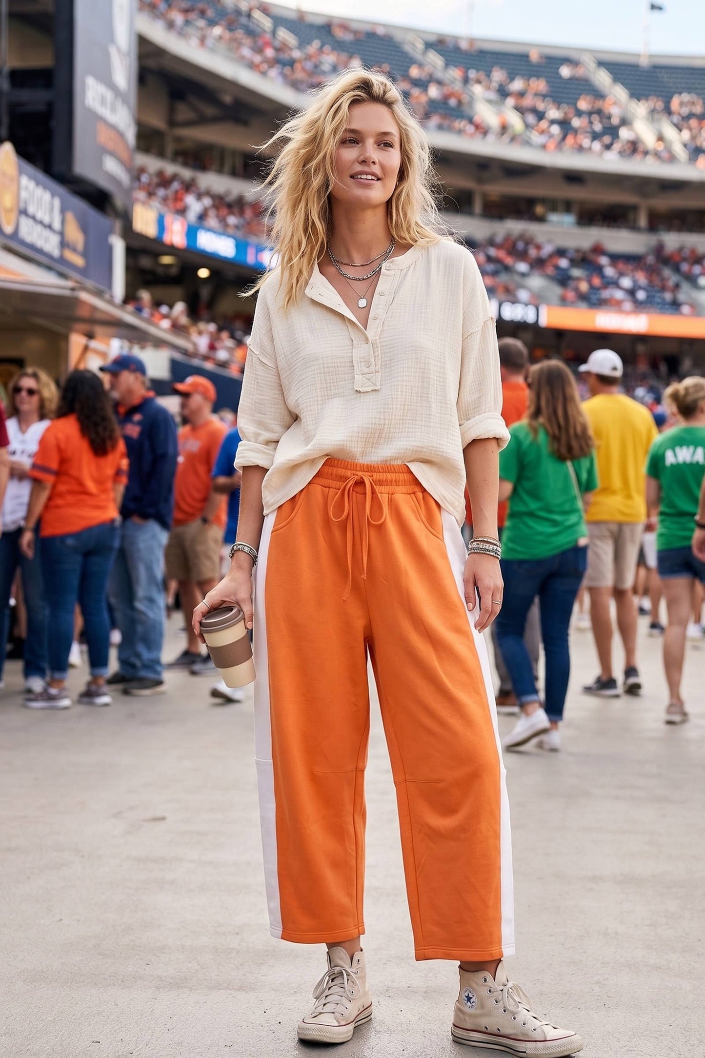 Scuba Side Panel Gameday Relaxed Pants