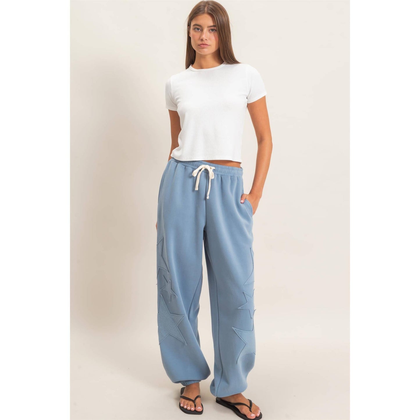 Star Patch Jogger Pants