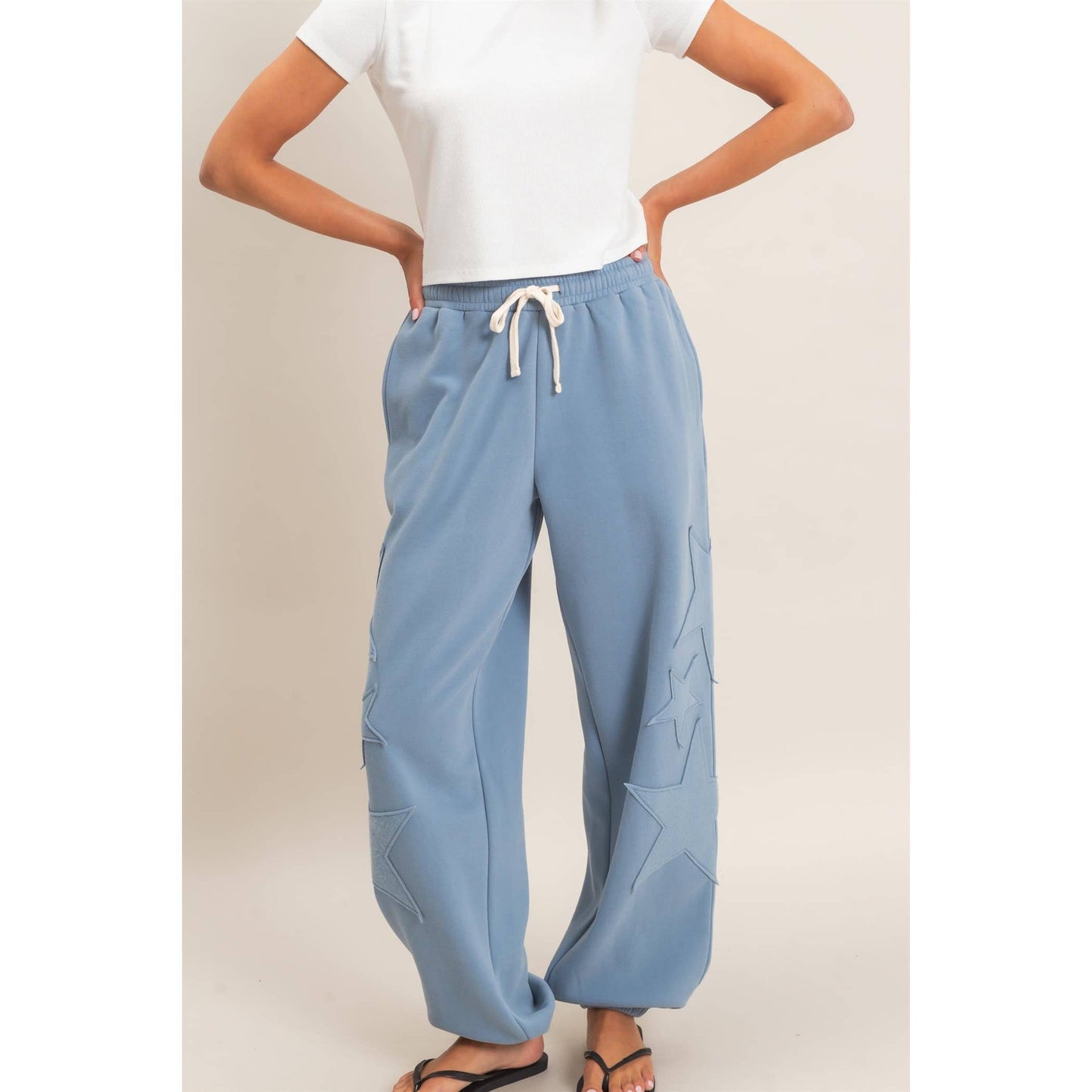 Star Patch Jogger Pants